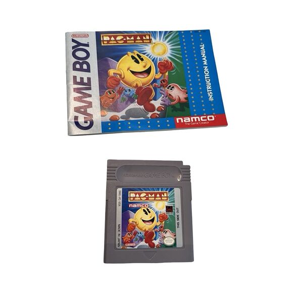 Pac-Man Pac‎ Man Nintendo Game Boy Cart With Manual Tested - Picture 1 of 4